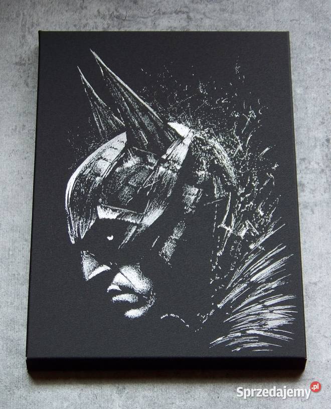 Batman Unikalny obraz ręcznie grawerowany Rzeźba świętokrzyskie