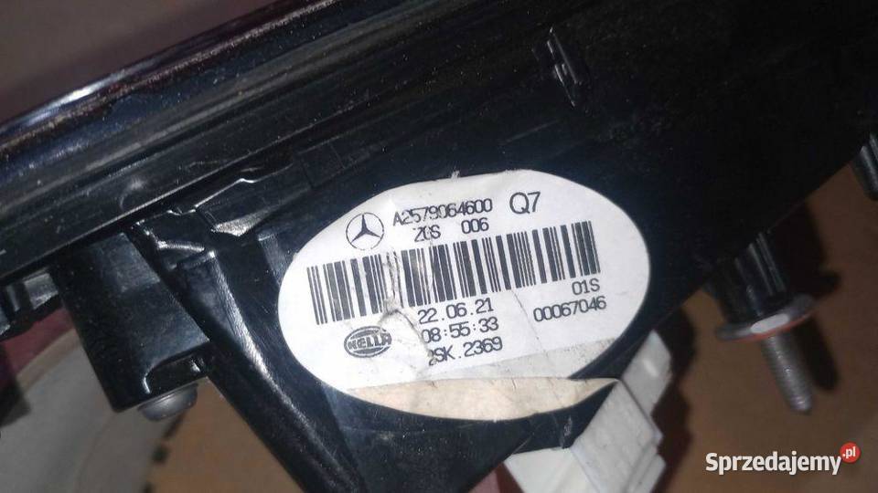Lampa Tyl Full Led Mercedes C257 W257 CLS 2017 osobowe