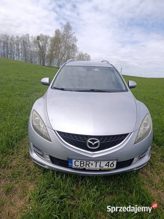Mazda 6 kombi welurowa tapicerka Brodnica