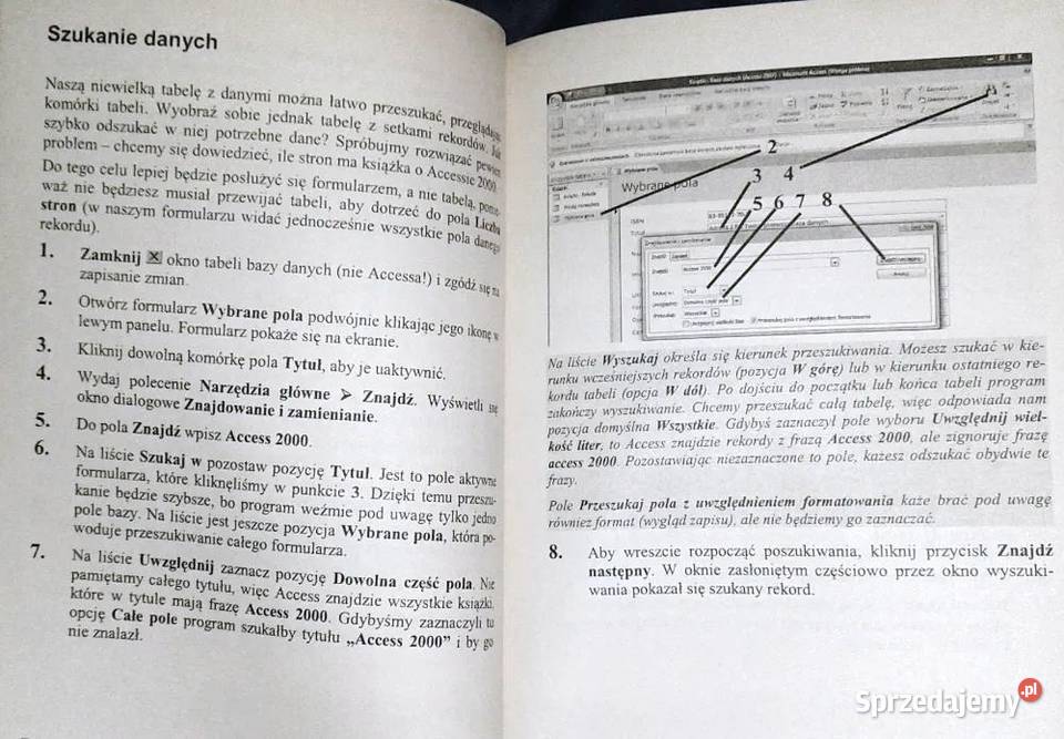 Acces 2007 Mini samouczek nieinformatyków Chełm sprzedam