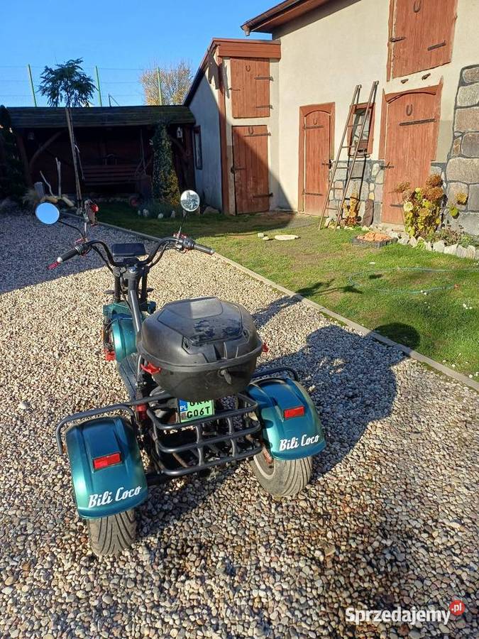 Sprzedam skuter elektryczny kufry pomorskie Sierakowice