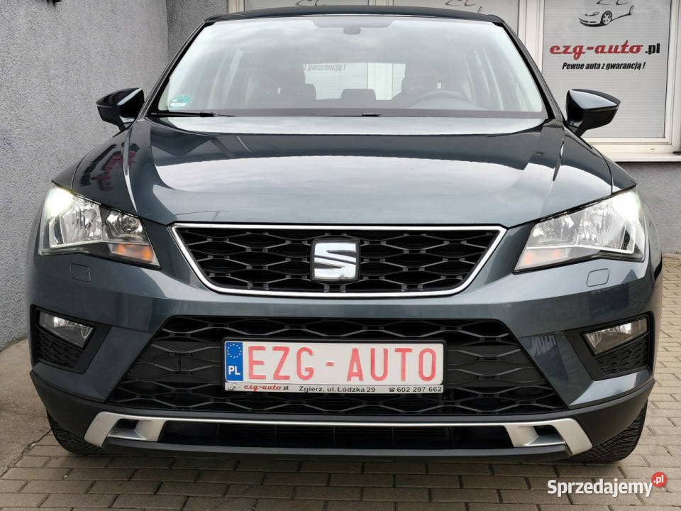 Seat Ateca bezwypadkowy bogata serwis ASO nawigacja Zgierz
