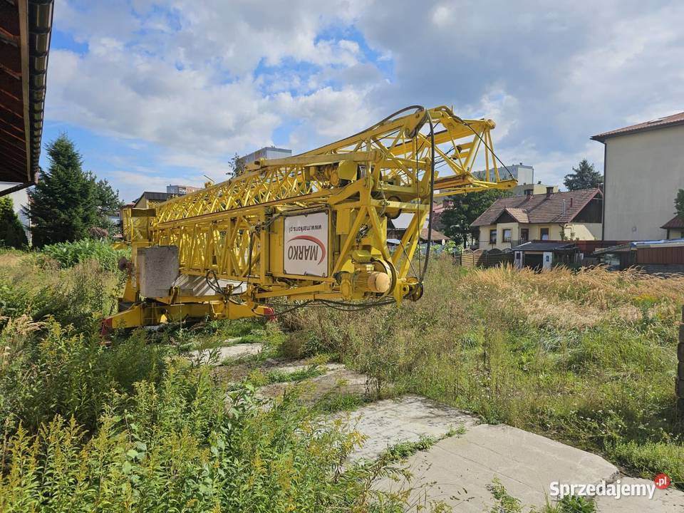 Żuraw Liebherr 24m AKTUALNE UDT Pełna małopolskie Nowy Sącz