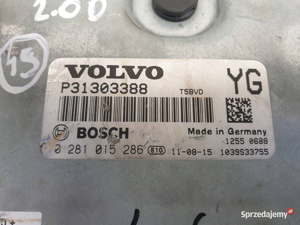 Volvo V70 III XC70 II 20 D3 STEROWNIK SILNIKA osobowe Komputery Janów