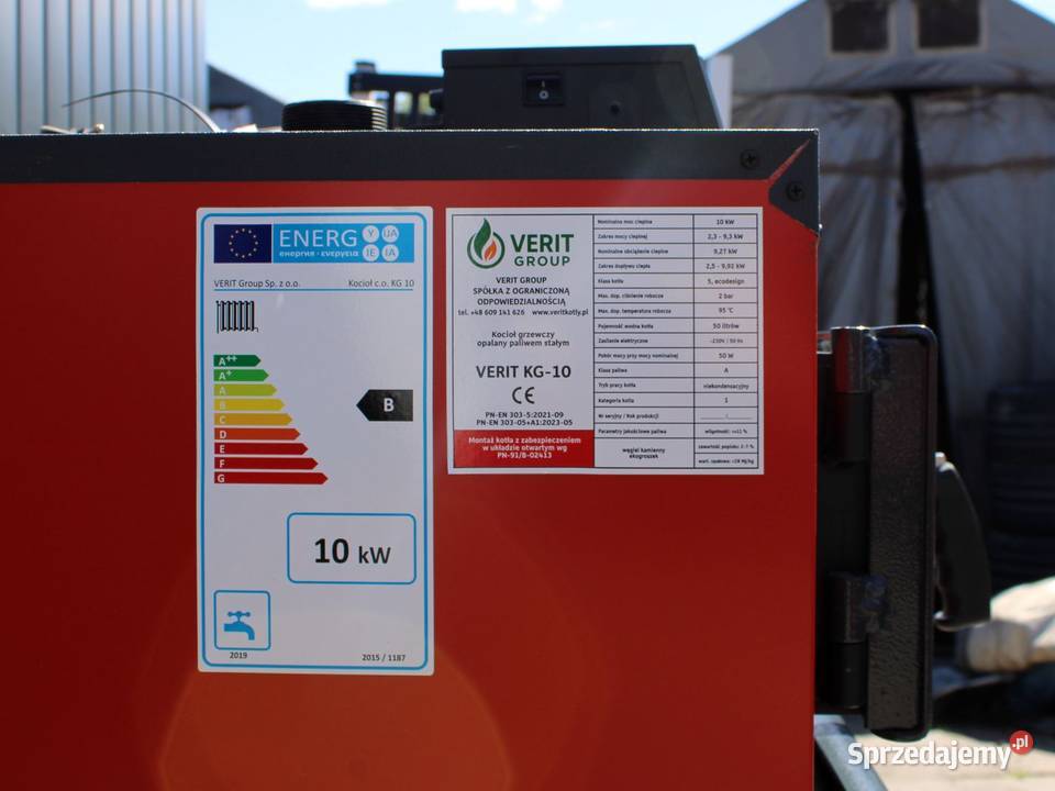 Kocioł 10kW na groszek ekogroszek z podajnikiem