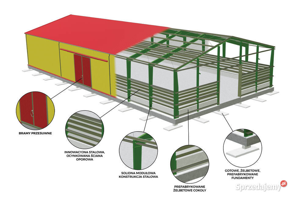 Hala na zboże magazyn rolniczy hala rolnicza