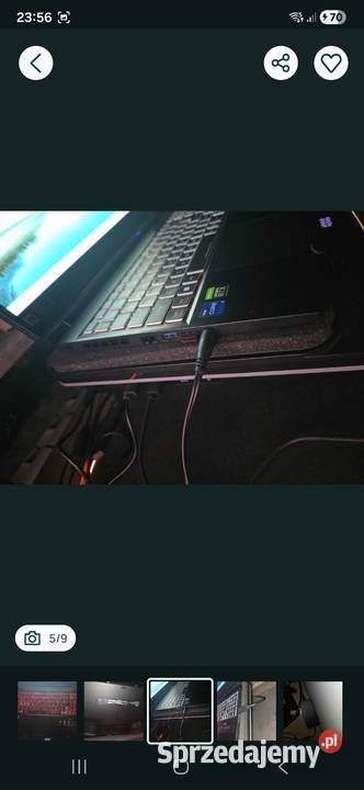 Laptop gamingowy Acer Nitro 5 AN51557 i lubuskie Kargowa