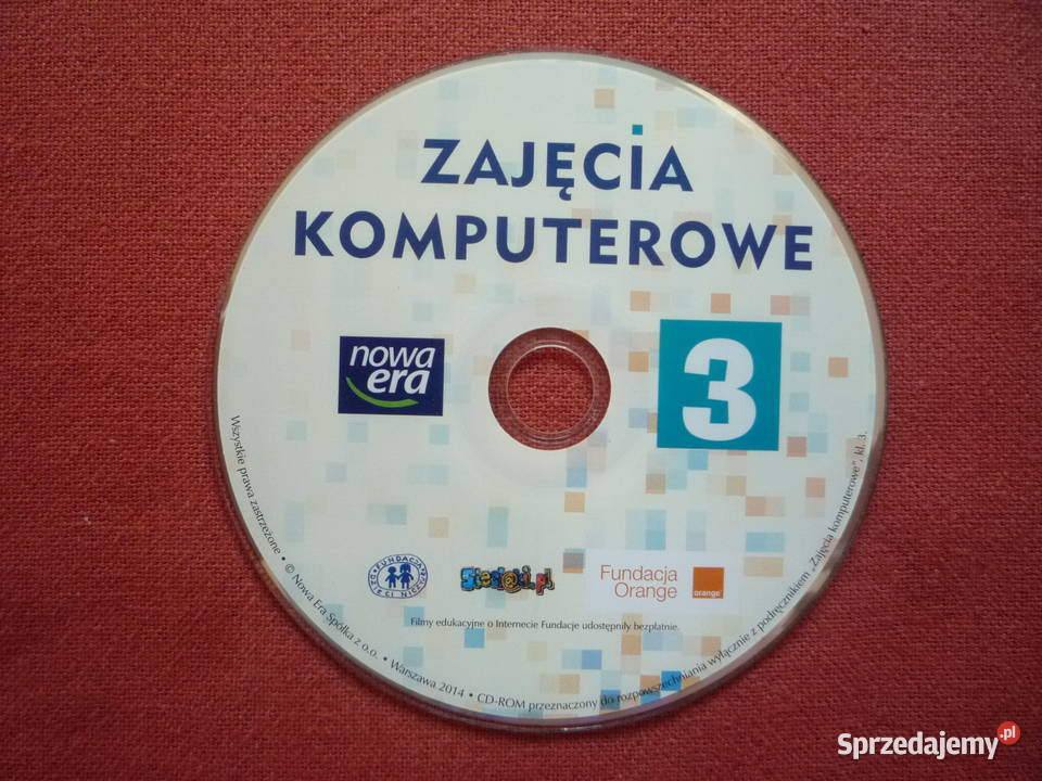 Zajęcia Komputerowe klasa 3 Płyta CD z zadaniami zachodniopomorskie Szczecin sprzedam