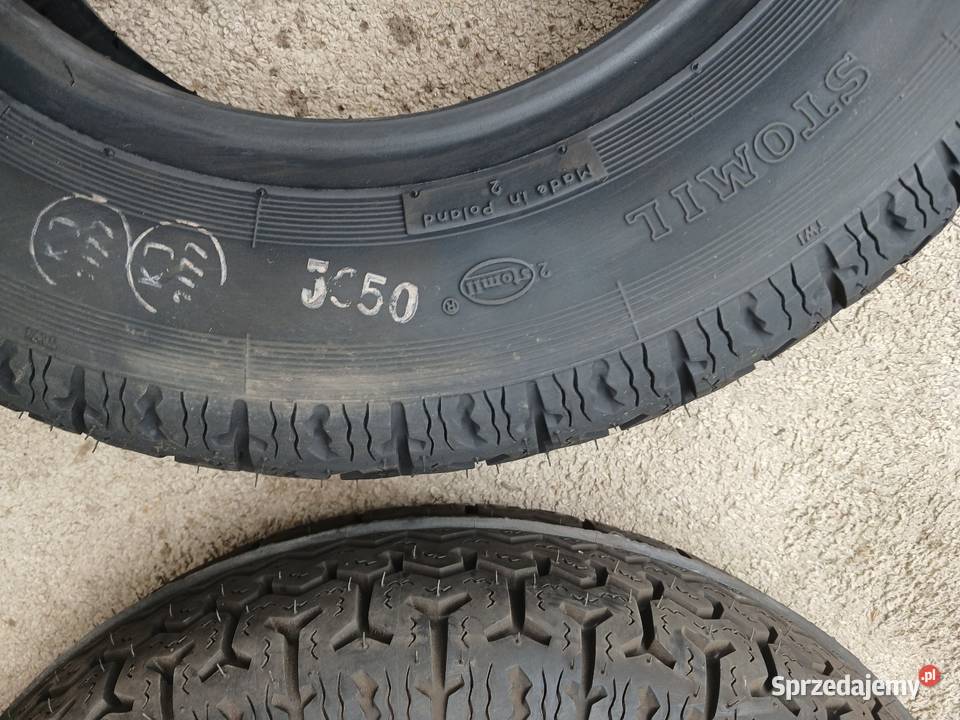 Opony D124 Fiat 125 Stomil Lubin sprzedam