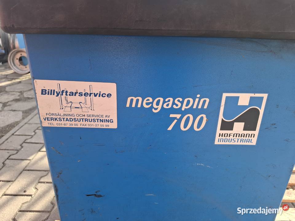 Wyważarka do kół osobowych Hoffmann M700P Pozostałe Zaścianki