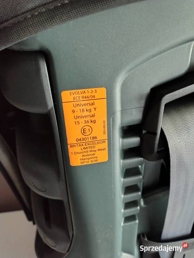 Fotelik samochodowy Britax Rmer Evolva