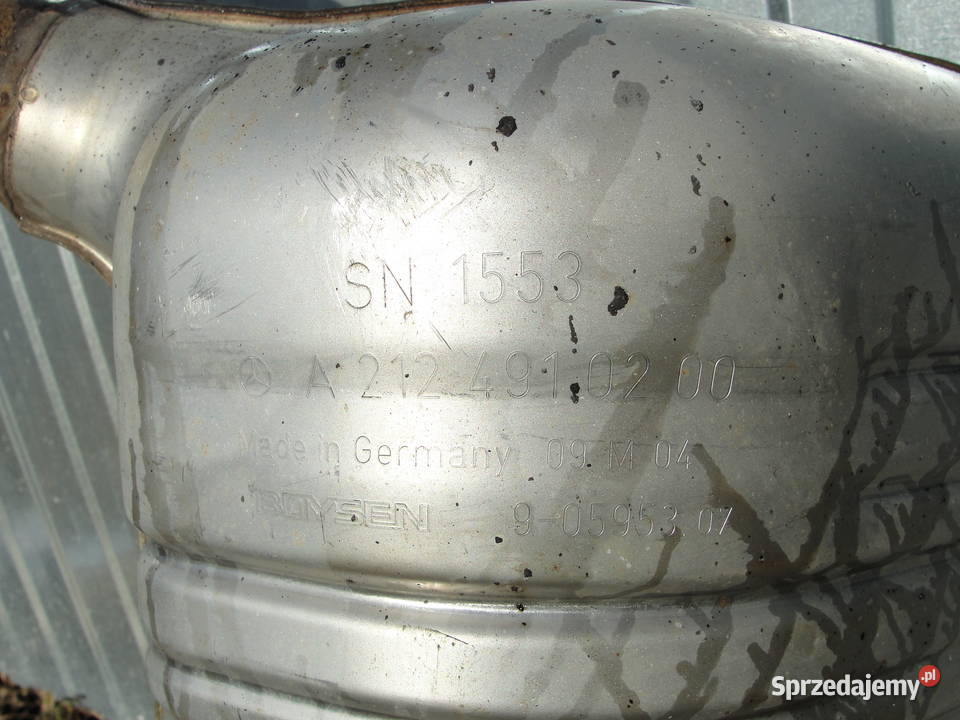 TŁUMIK KOŃCOWY MERCEDES W212 350 300 cdi Dąbrowa