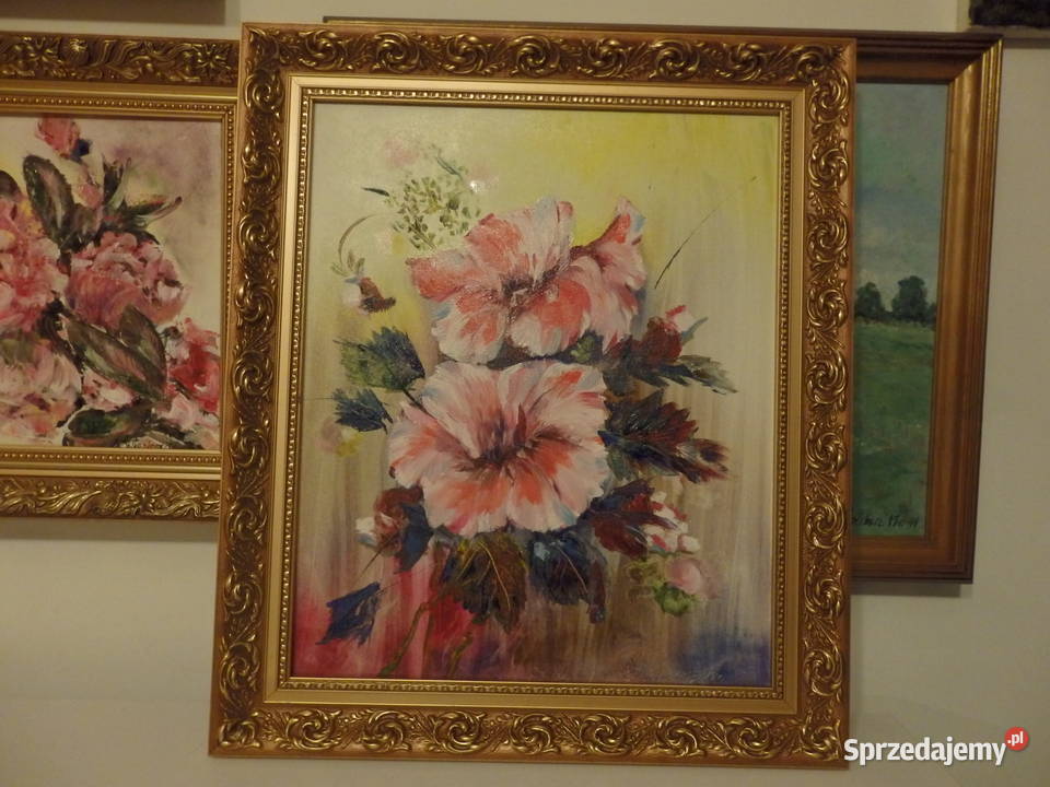 Obraz olejny KWITNIJ TAM GDZIE ROSNIESZ Grzechynia