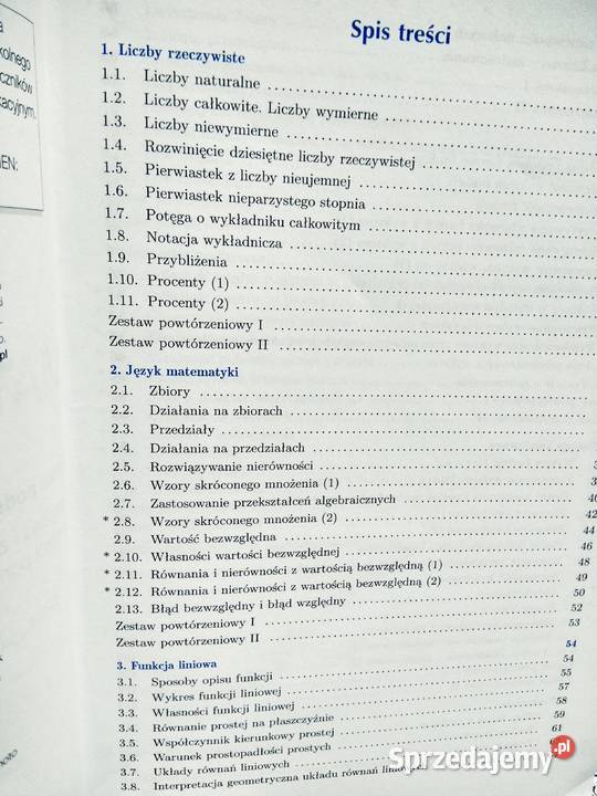 Matematyka 1 ćwiczenia rozszerzenie Antykwariat