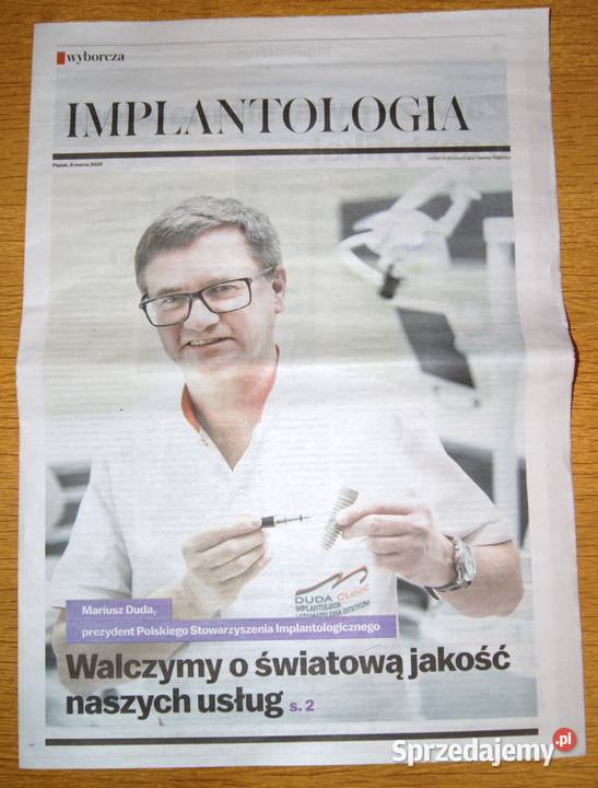 Osteopatia Implantologia Gazeta Wyborcza Rok wydania 2020 Pozostałe Parczew sprzedam