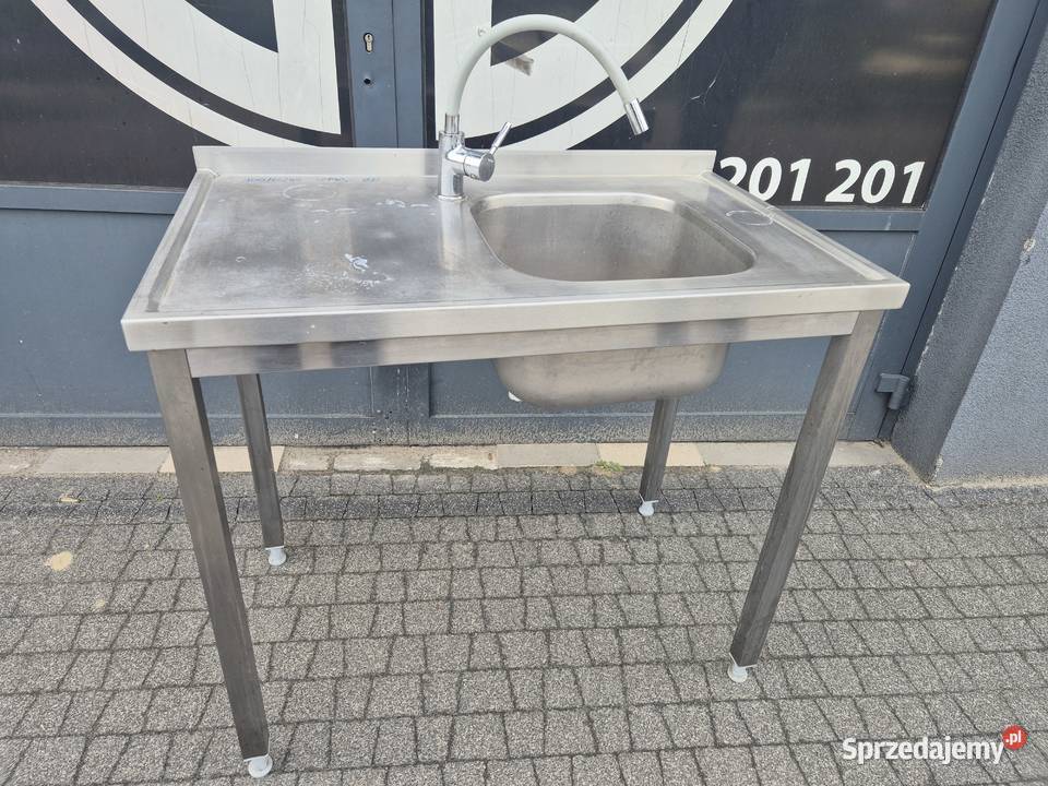Stół Zlew Jednokomorowy Stal Nierdzewna 1006085 Ostrów Wielkopolski