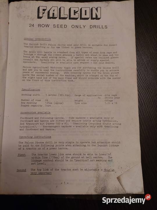 siewnik zbożowy Ćmielów