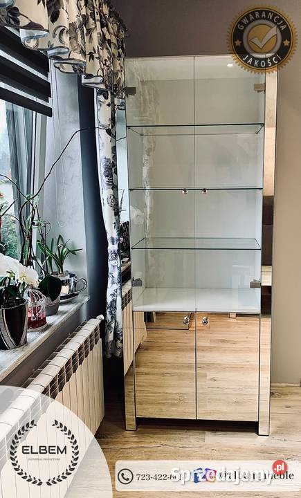 Lustrzana witrynka w stylu Glamour Gdańsk