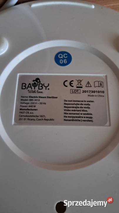 Elektryczny Sterylizator Parowy Bayby BBS 3010 Świecie