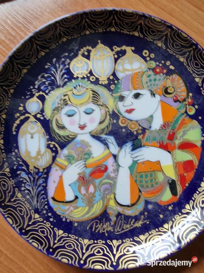 talerz ozdobny Porcelana i szkło Polanica-Zdrój