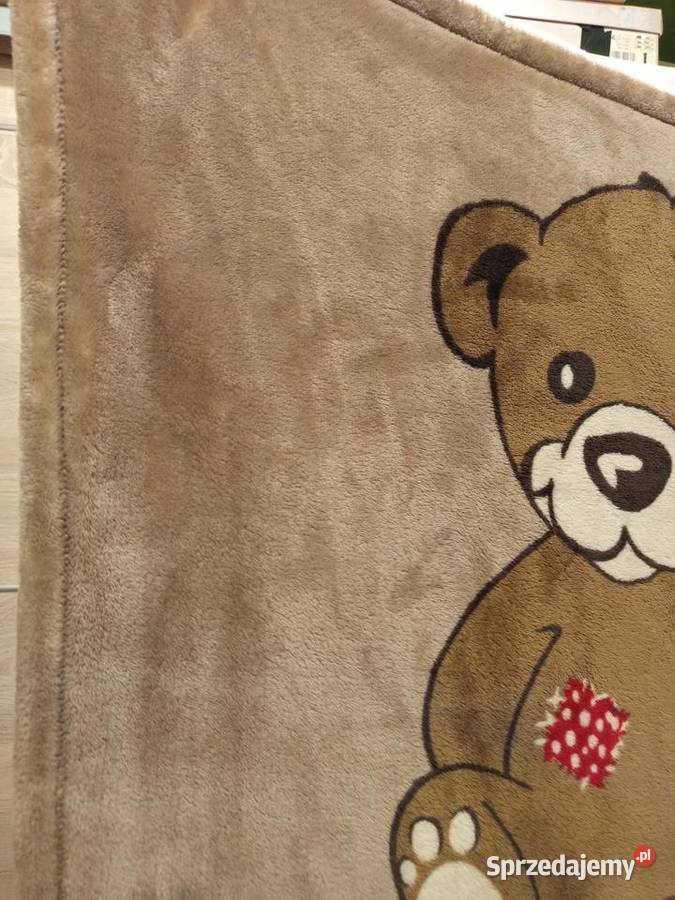 Miękki Koc Polarowy My Little Bear Biłgoraj