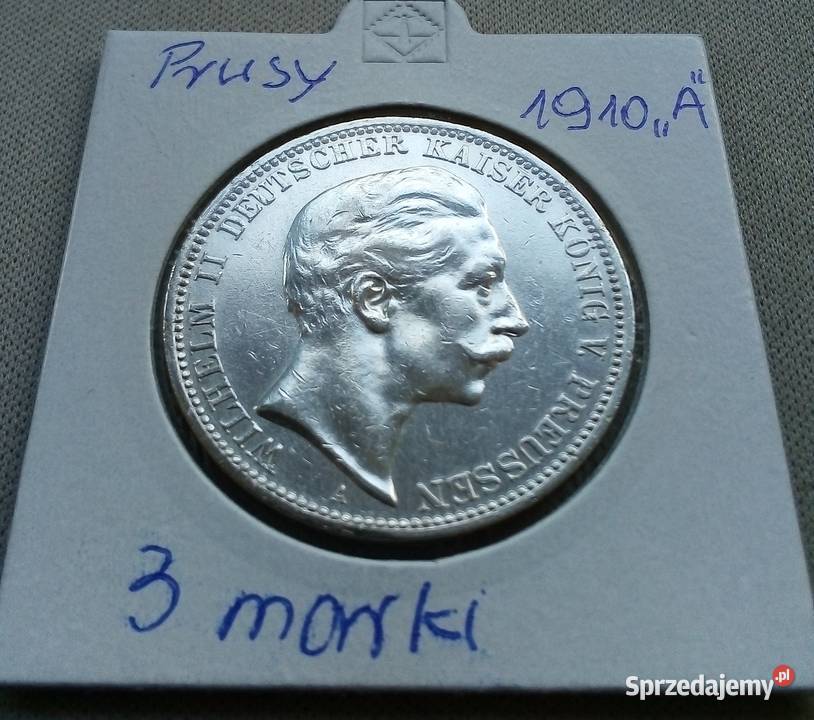 NIEMCY3 MARKI1910 rASREBRO 900WILHELM sprzedam