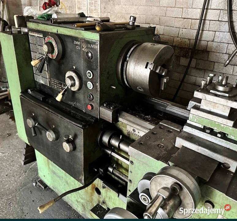 Tokarka do metalu Cu 400 Tug 40 500 dłutownica Maków Podhalański