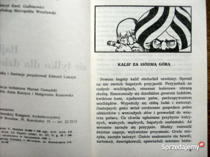 Bajki dzieci ks M Malinski wielkopolskie Gniezno sprzedam