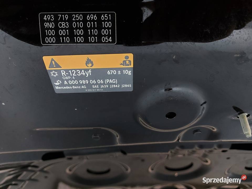 Mercedes EQA 250 W243 MASKA POKRYWA SILNIKA osobowe