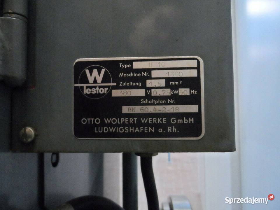 Prasa hydrauliczna wytrzymałościowa zrywarka U10 Hajnówka