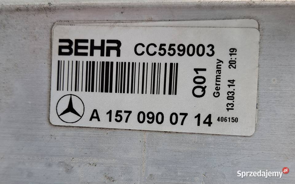 Intercooler Przepustnica Mercedes 55 AMG M157 47 Mielęcin sprzedam
