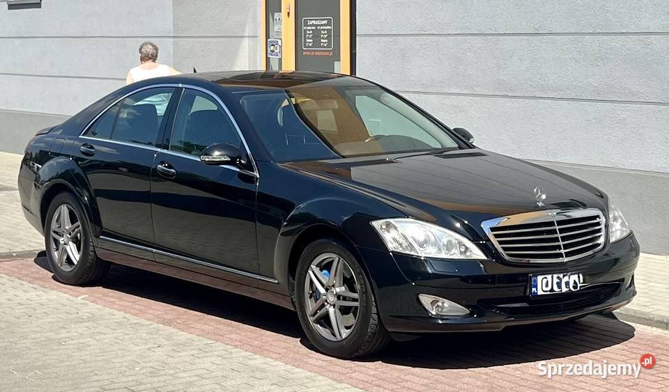 MercedesBenz klasa S W221 320 CDI 2007r skórzana tapicerka