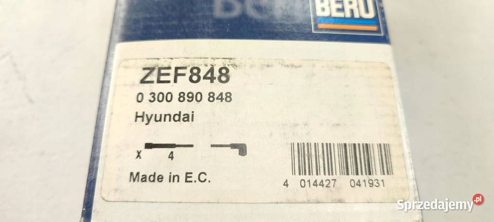 PRZEWÓD ZAPŁONOWY KOMPLET HYUNDAI SCOUPE 9196 osobowe