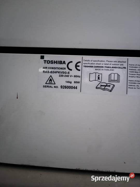 Klimatyzator Toshiba 7KW Hecznarowice