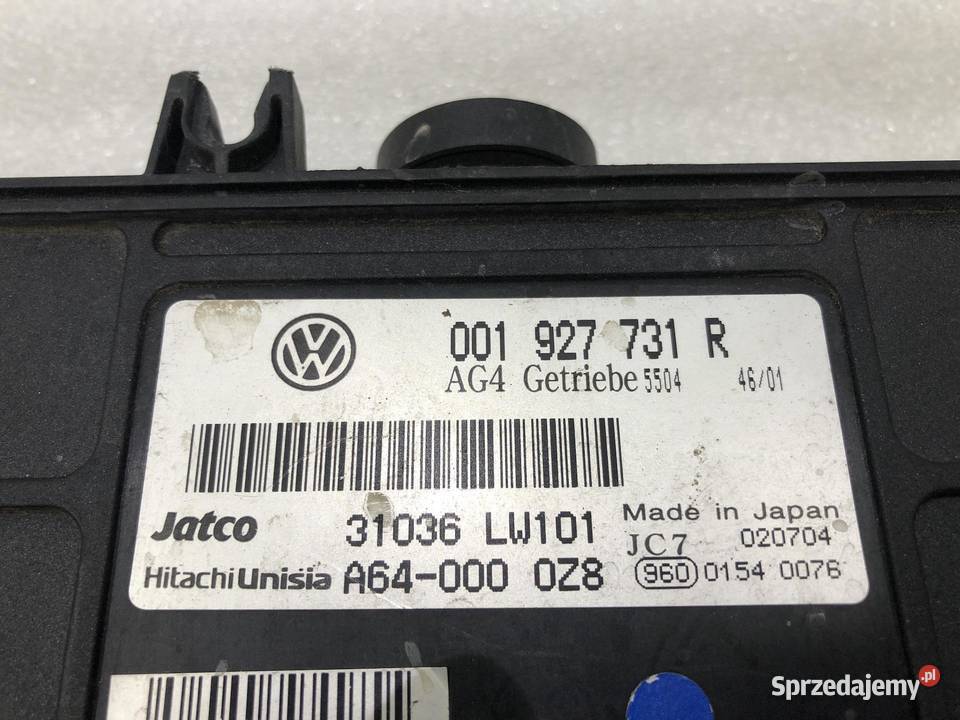 MODUŁ SKRZYNI BIEGÓW VW POLO 9N 001927731R