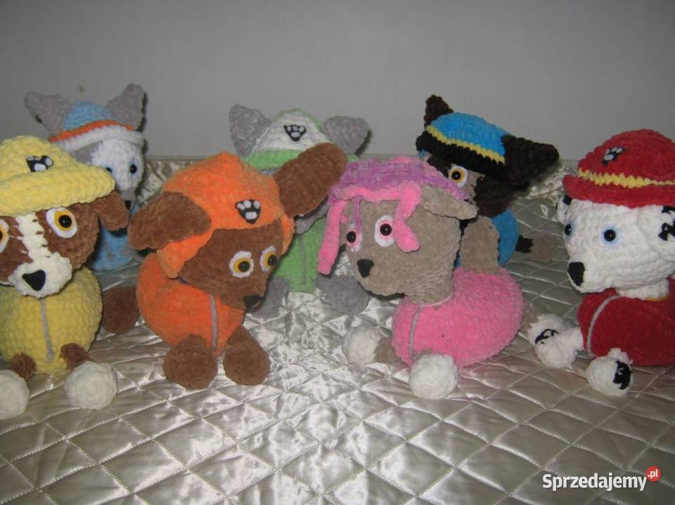 Psi patrol Pieski Rękodzieło 7 sztuk Baranowo sprzedam