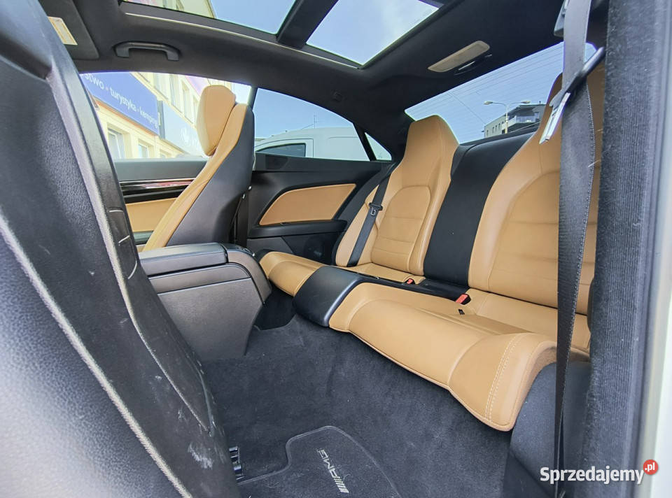 Mercedes E 350 Coupe Brązowe Skóry RADAR lakier metallic kujawsko-pomorskie Bydgoszcz