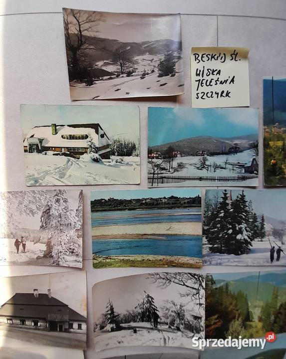 Stare pocztówki kartki pocztowe PRL Beskid Dąbrowa Górnicza