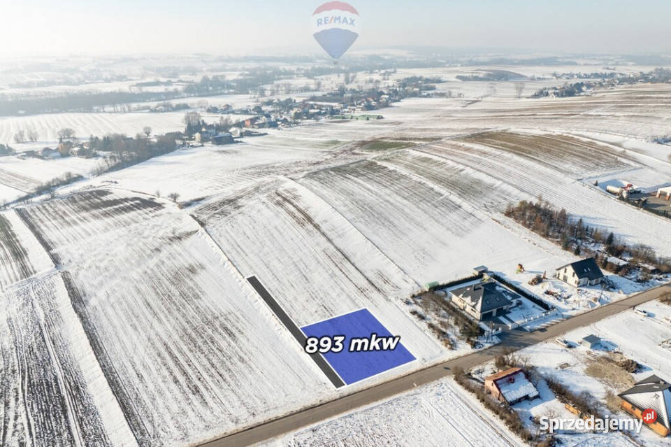 DZIAŁKA BUDOWLANA WAGANOWICE GMINA SŁOMNIKI