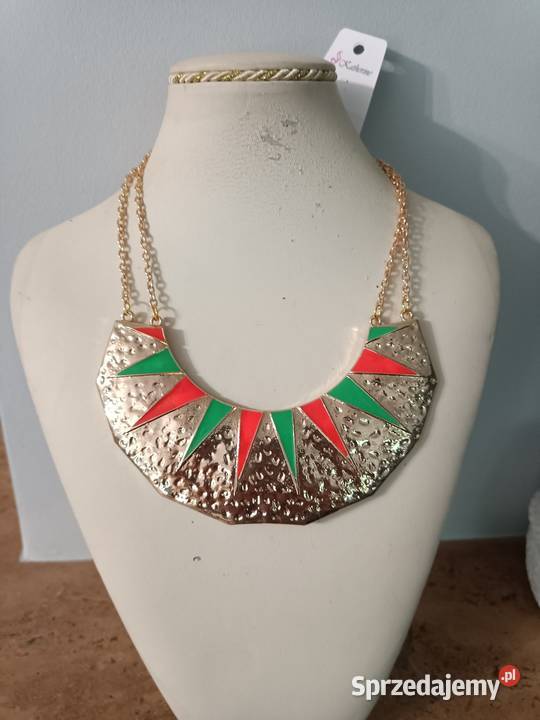 Okazały naszyjnik choker vintage Naszyjniki Białystok