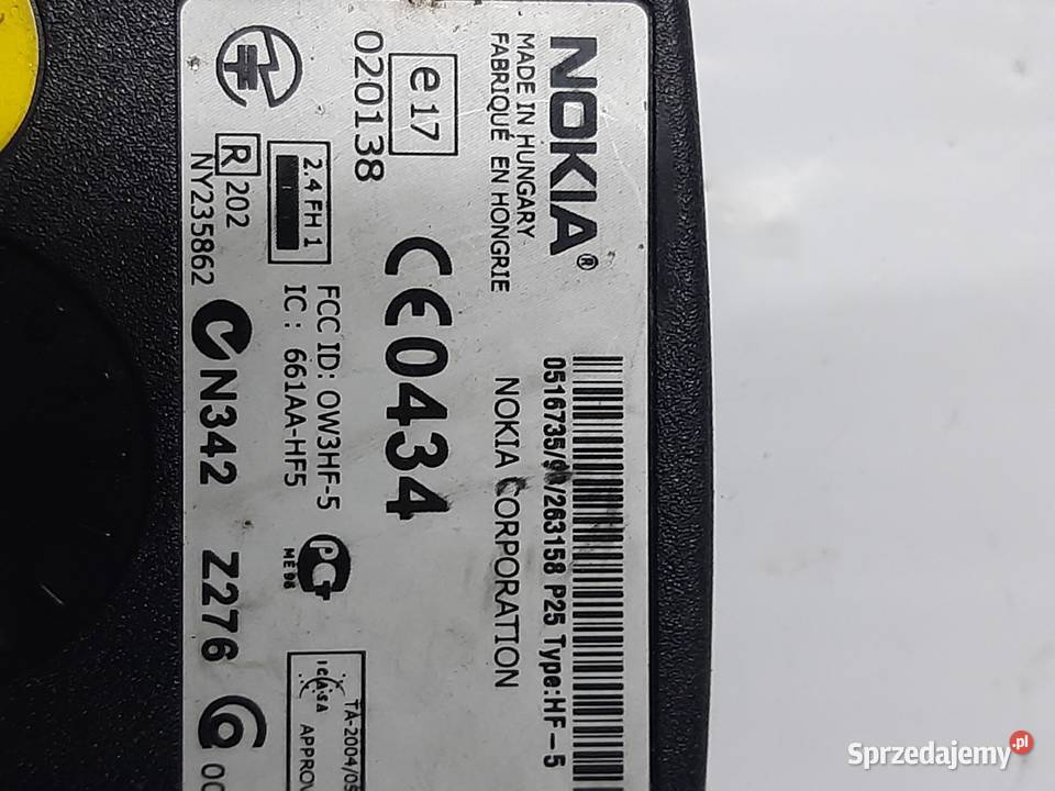 MODUŁ GŁOŚNOMÓWIĄCY BLUETOOTH NOKIA HF5 Ksawerów