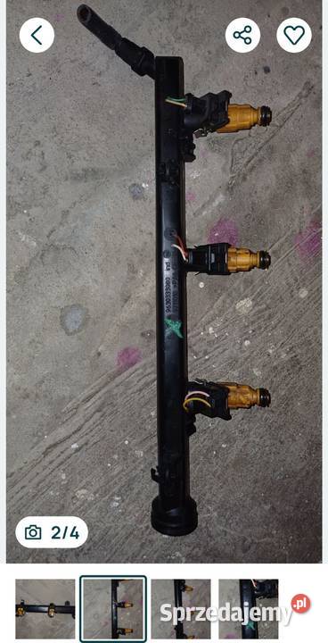 Listwa wtryskową cytroen c5 30 v6 2005 Puławy