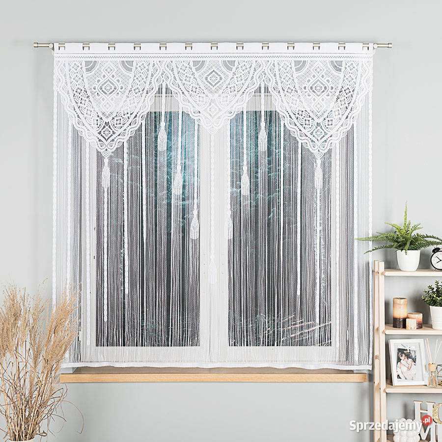 Firany Makrama zazdrostka komplet firan do śląskie Katowice