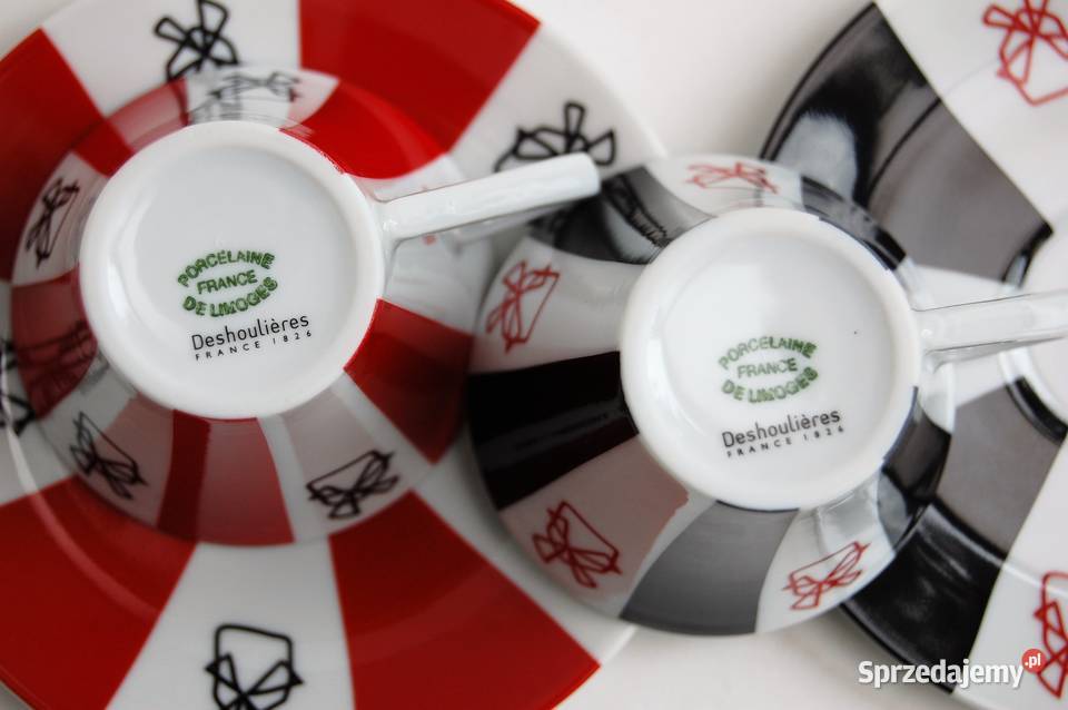 Filiżanki espresso Moulin Rouge porcelana wielokolorowy Lublin