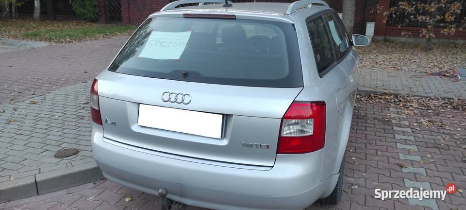 Audi A4 B6 19 TDI 2004r Kombi 130 Srebrne Mińsk Mazowiecki sprzedam