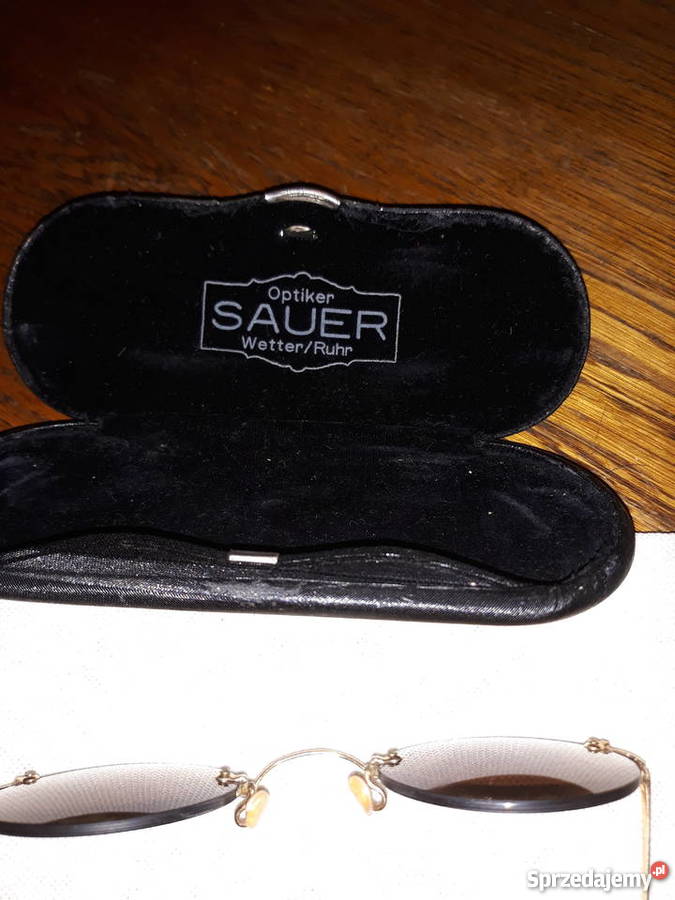 Okulary przedwojenne Sauer