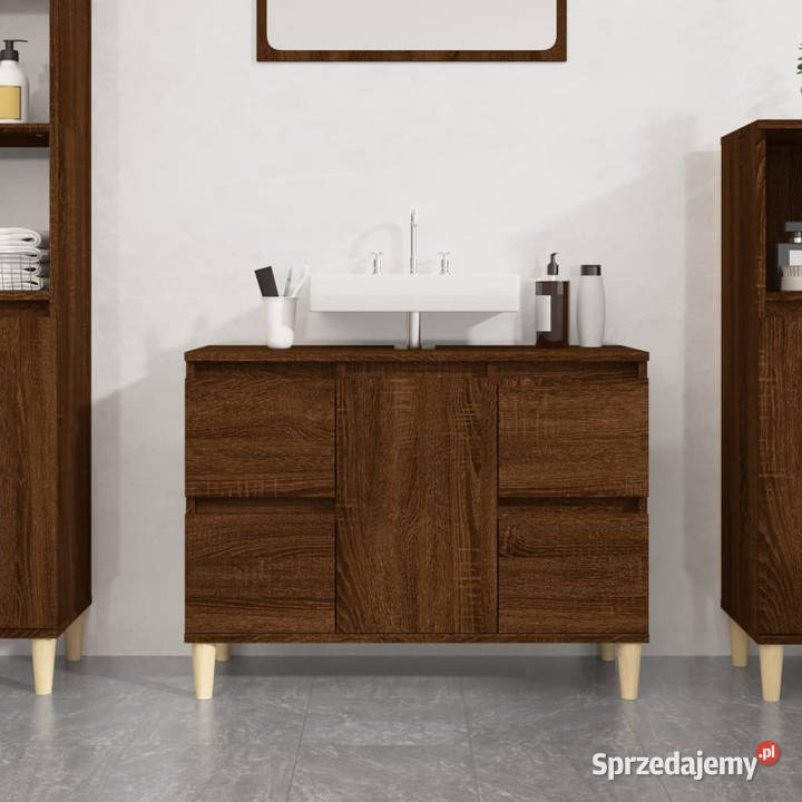 Szafka pod umywalkę brązowy dąb 80x33x60 mazowieckie Warszawa sprzedam