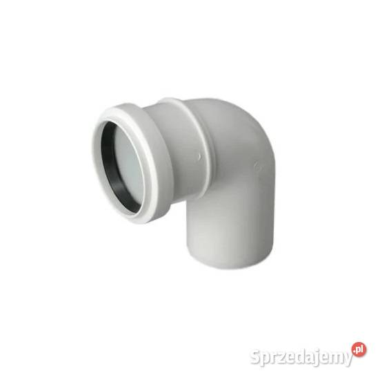 Kolano kanalizacja 87 32 mm białe Żelków-Kolonia