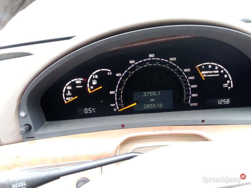 Mercedes S220 55 AMG Ścinawa