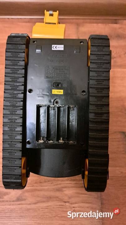 Duża gąsienicowa koparka zdalnie sterowana żółty/złoty Zielona Góra